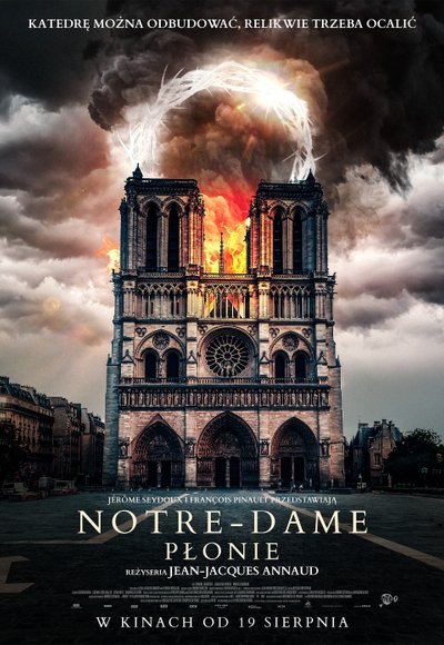 Plakat Filmu Notre-Dame płonie (2022) [Dubbing PL] - Cały Film CDA - Oglądaj online (1080p)